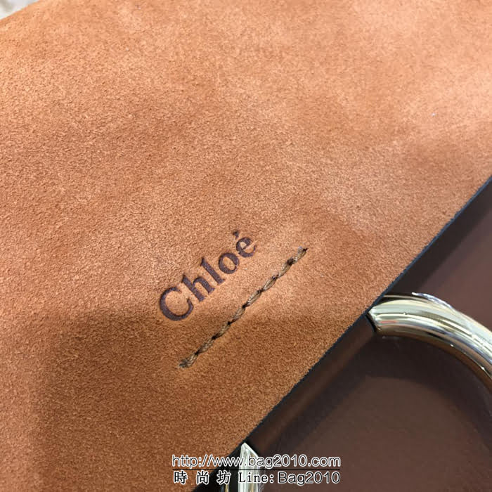 Chloe克洛伊 海外原單 Faye bag 牛皮拼麂皮 單肩斜挎包  ypk1154